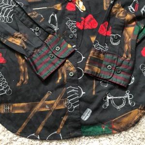 Ralph Lauren Tops - Ralph Lauren Equestrian Print Ralph Lauren Tops - Ralph Lauren Equestrian Print